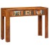 Mesa consola madera maciza de acacia 110x35x75