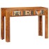 Mesa consola madera maciza de acacia 110x35x75