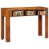 Mesa consola madera maciza de acacia 110x35x75