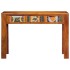 Mesa consola madera maciza de acacia 110x35x75