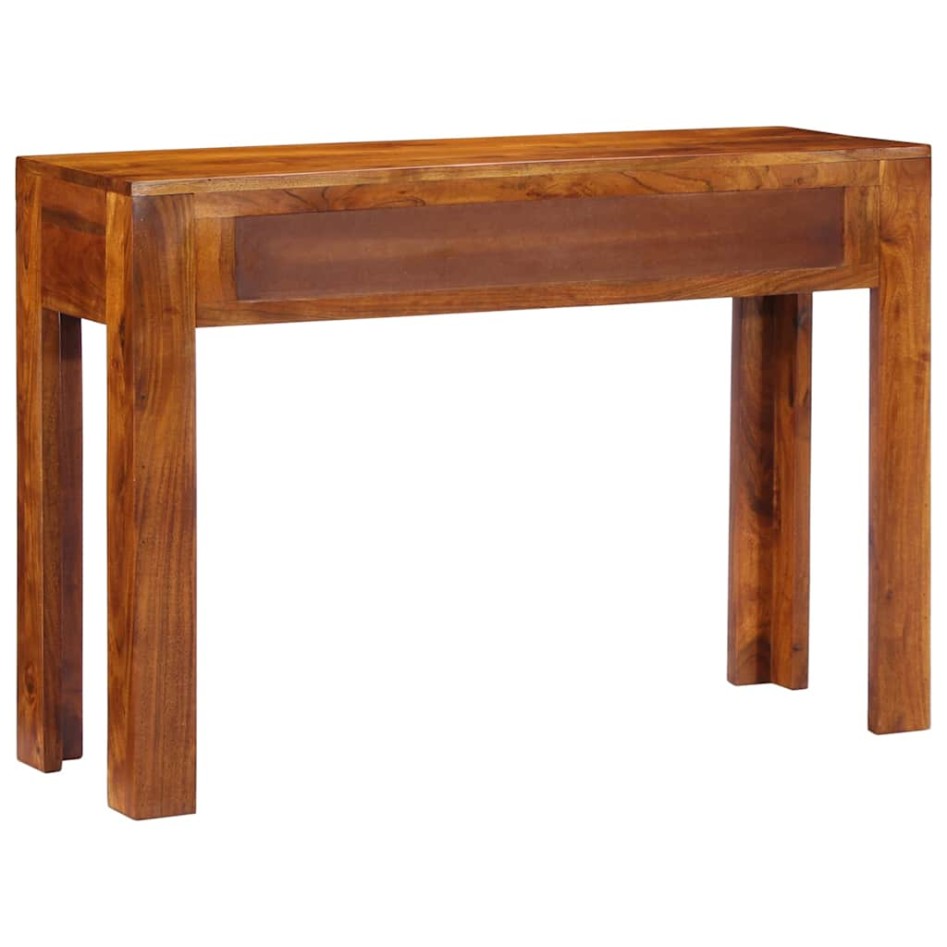 Mesa consola madera maciza de acacia 110x35x75