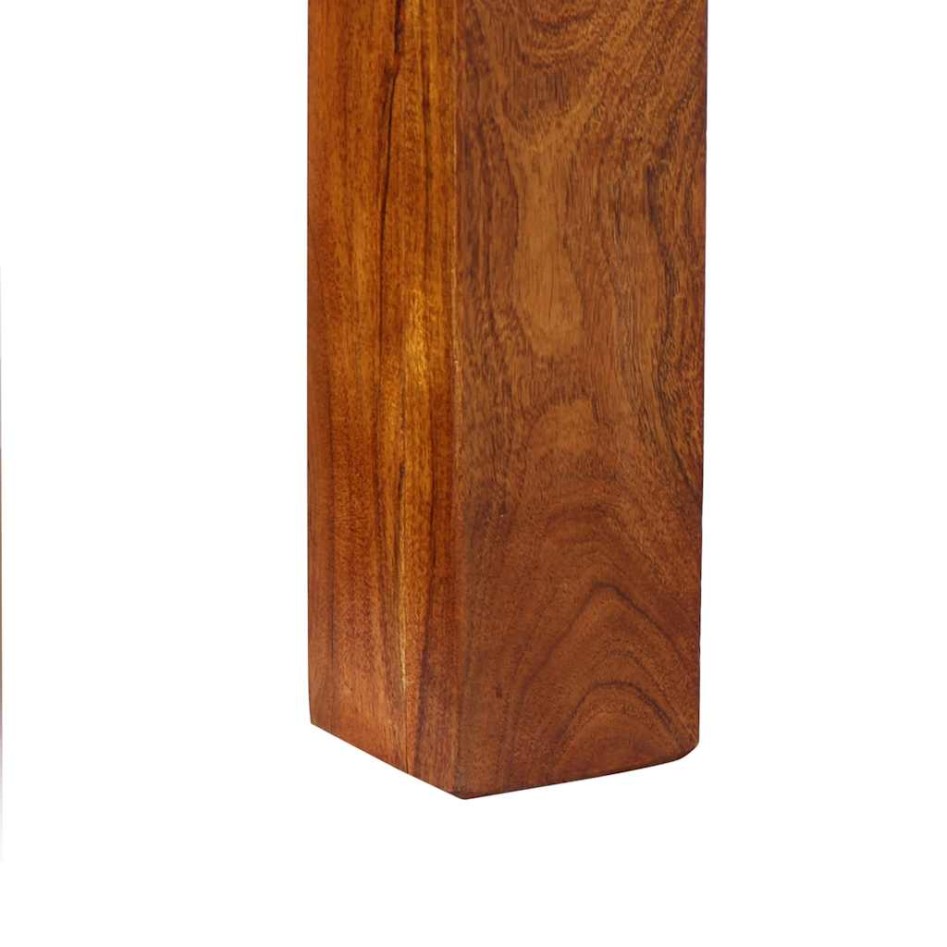Mesa consola madera maciza de acacia 110x35x75