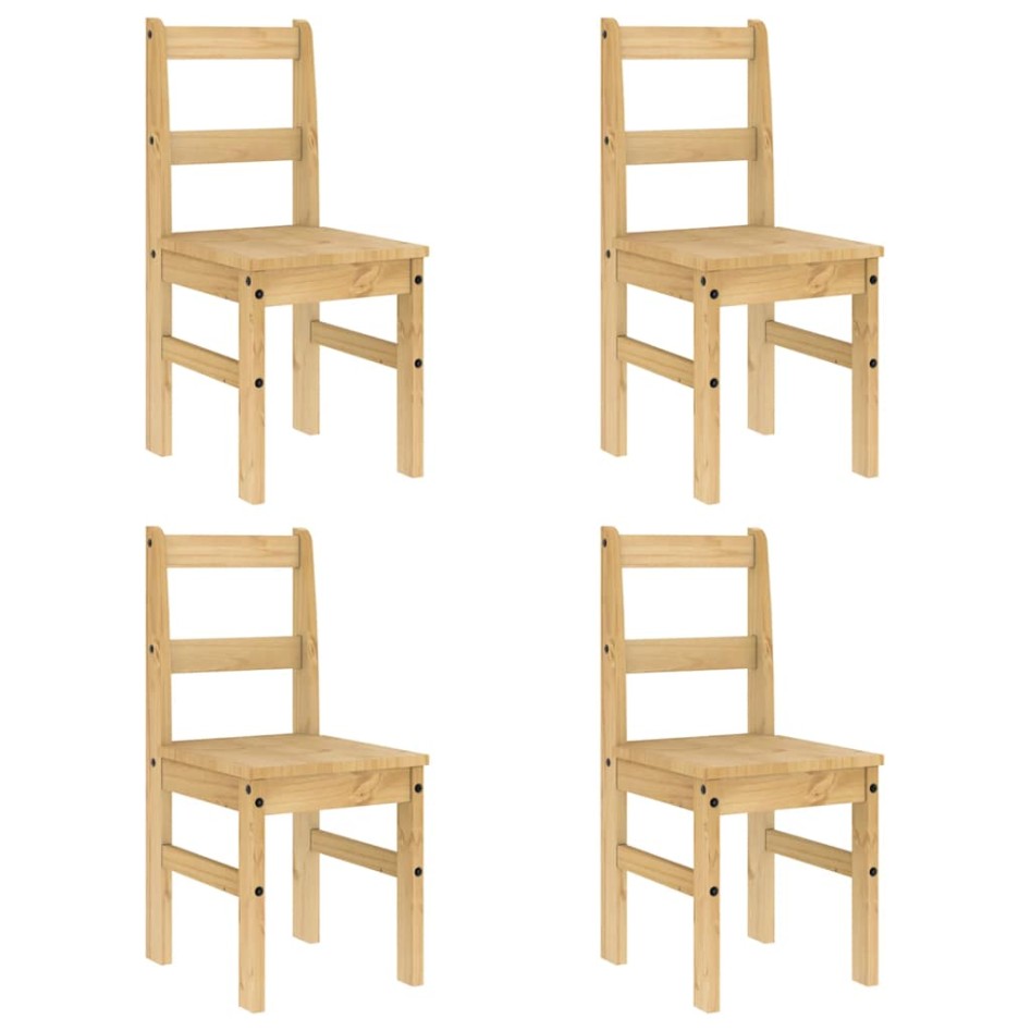 Juego de comedor Panama 5 pzas madera maciza de