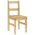 Juego de comedor Panama 4 pzas madera maciza de