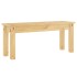 Juego de comedor Panama 4 pzas madera maciza de
