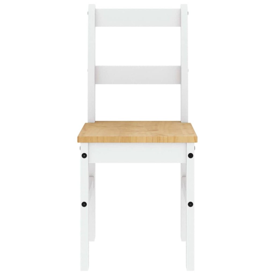 Juego de comedor Panama 7 pzas madera maciza de pino