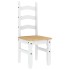 Juego de comedor Panama 3 pzas madera maciza de pino