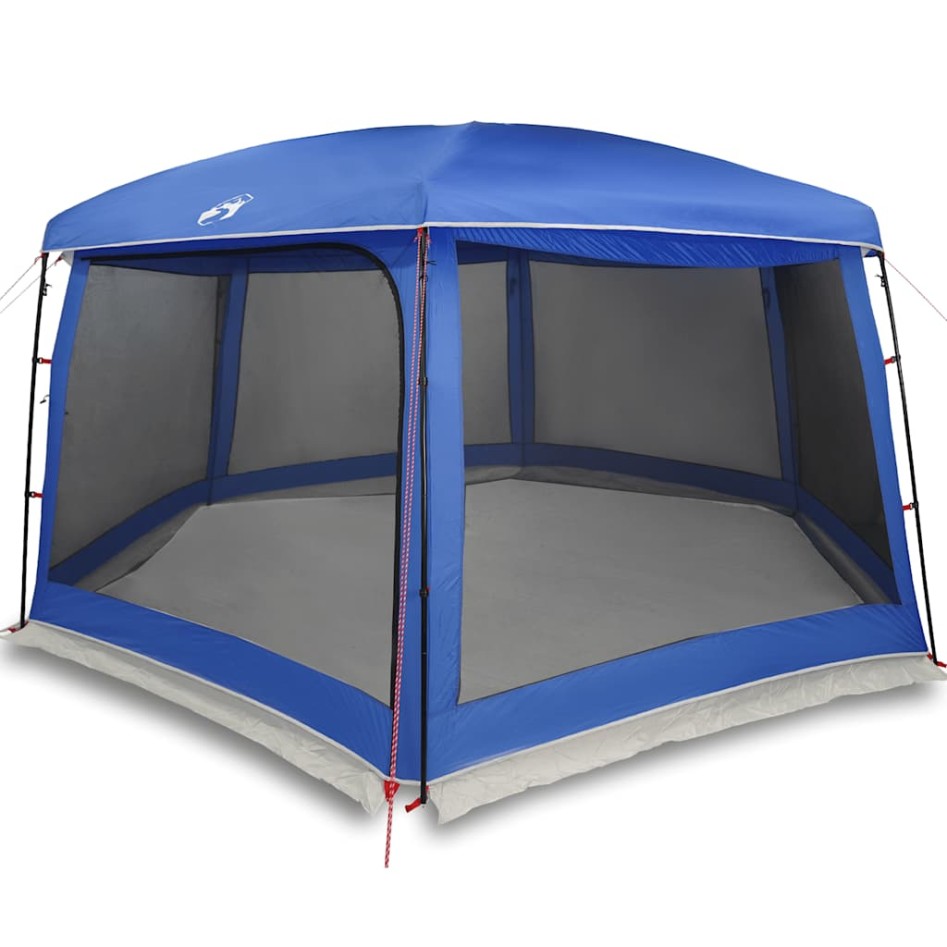 Carpa para piscina con desmontables y paredes azul 618x532