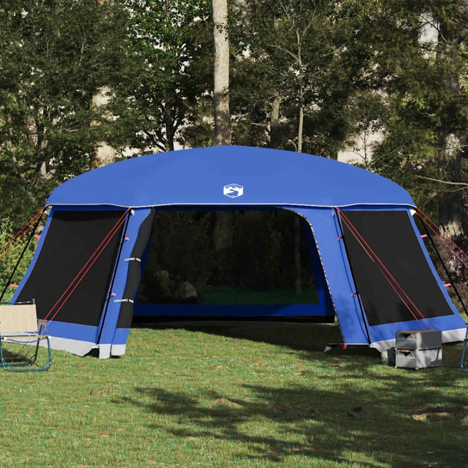 Carpa para piscina con desmontables y paredes azul 618x532