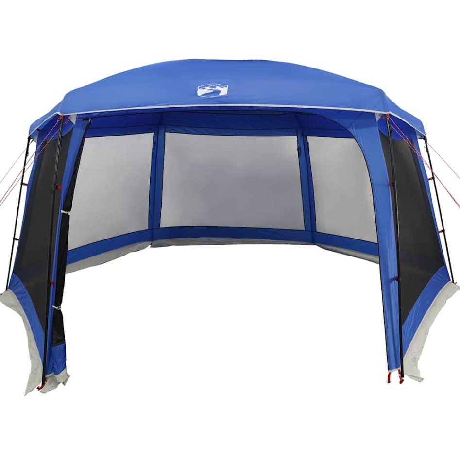 Carpa para piscina con desmontables y paredes azul 618x532