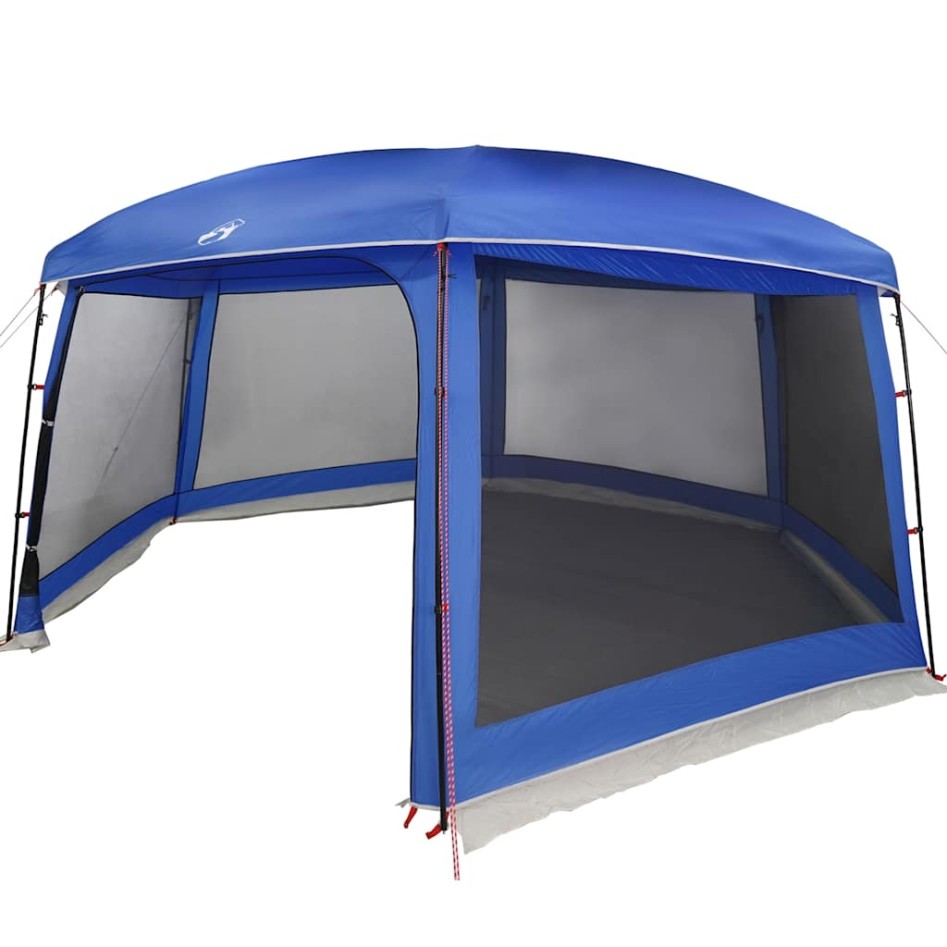 Carpa para piscina con desmontables y paredes azul 618x532