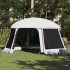 Carpa para piscina con desmontables y paredes gris 512x458