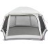Carpa para piscina con desmontables y paredes gris 512x458