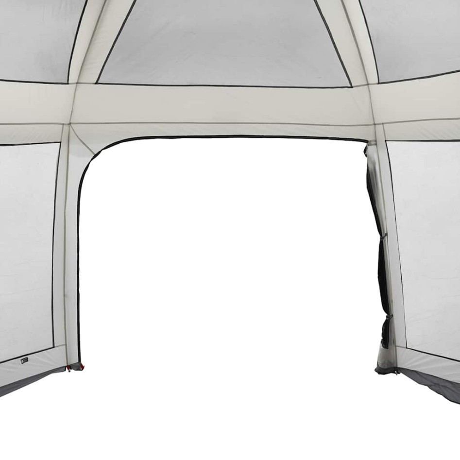 Carpa para piscina con desmontables y paredes gris 512x458