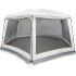 Carpa para piscina con desmontables y paredes azul 670x590