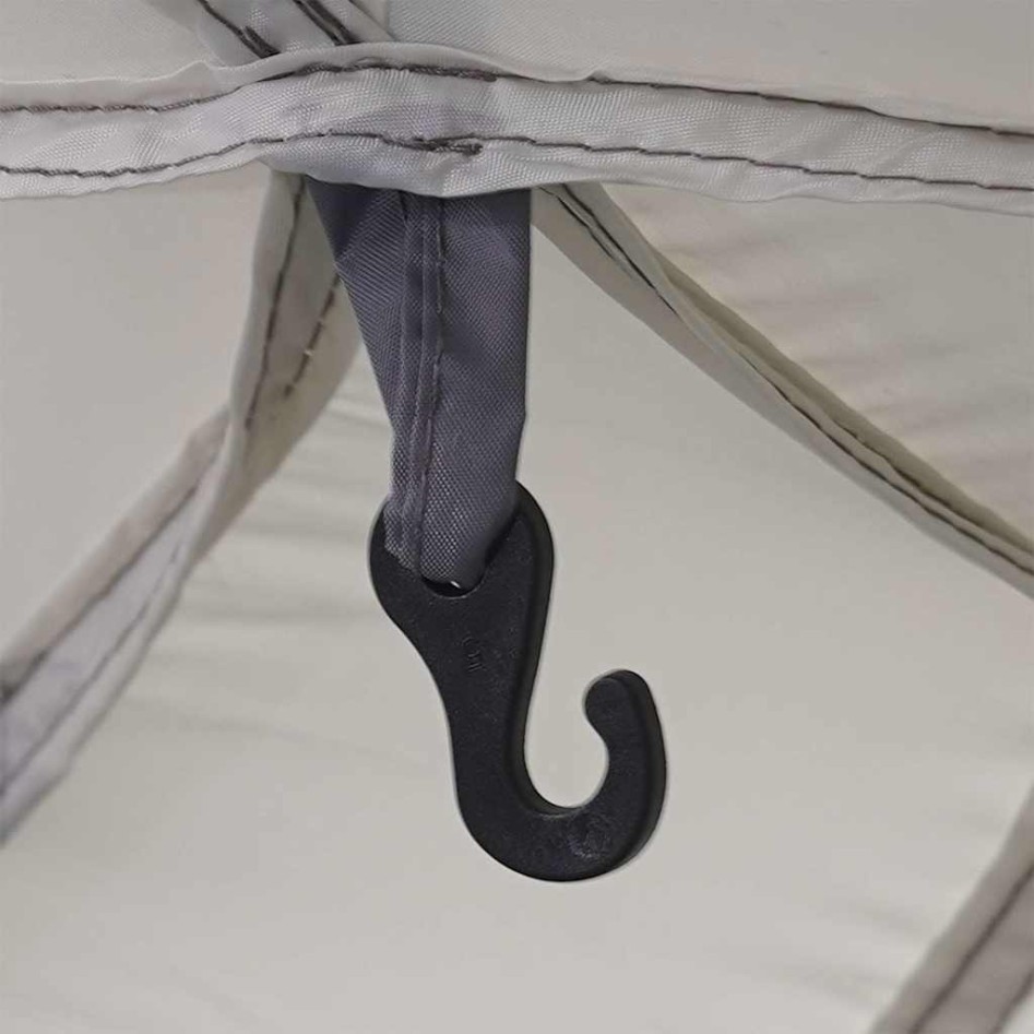 Carpa para piscina con desmontables y paredes azul 670x590