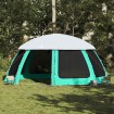 Carpa para piscina con desmontables y paredes azul 612x612 cm