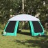 Carpa para piscina con desmontables y paredes azul 612x612