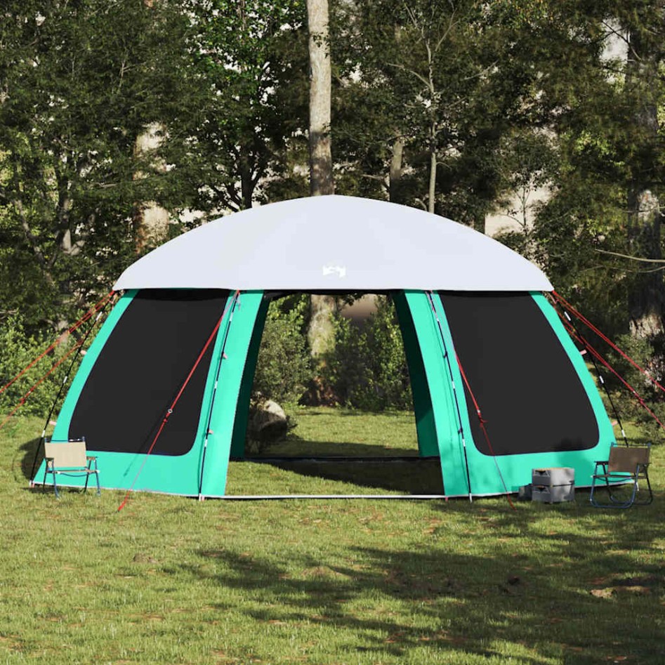Carpa para piscina con desmontables y paredes azul 612x612