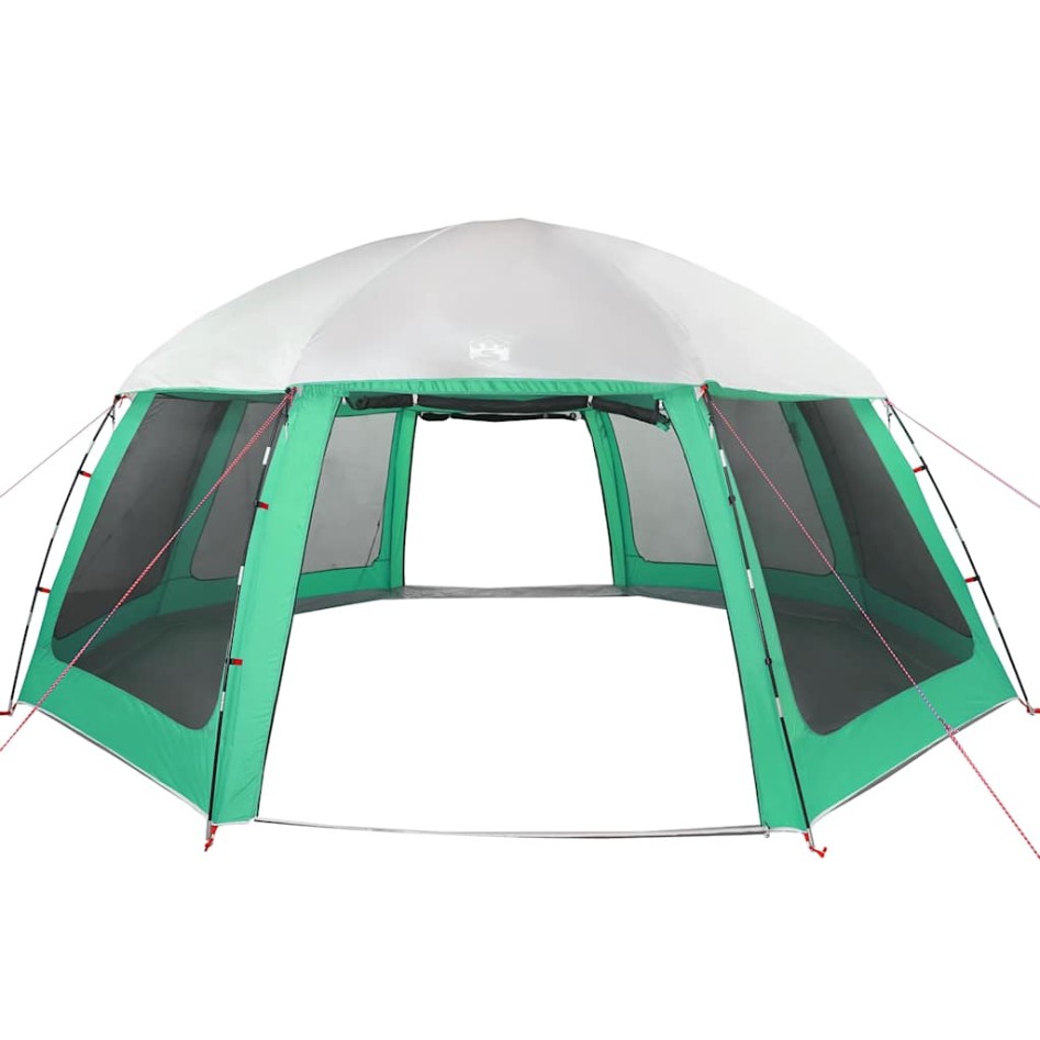 Carpa para piscina con desmontables y paredes azul 612x612