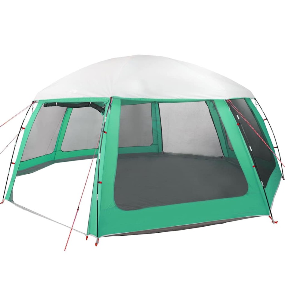 Carpa para piscina con desmontables y paredes azul 612x612