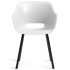Silla de jardín Keter con patas de metal Noa 2 uds