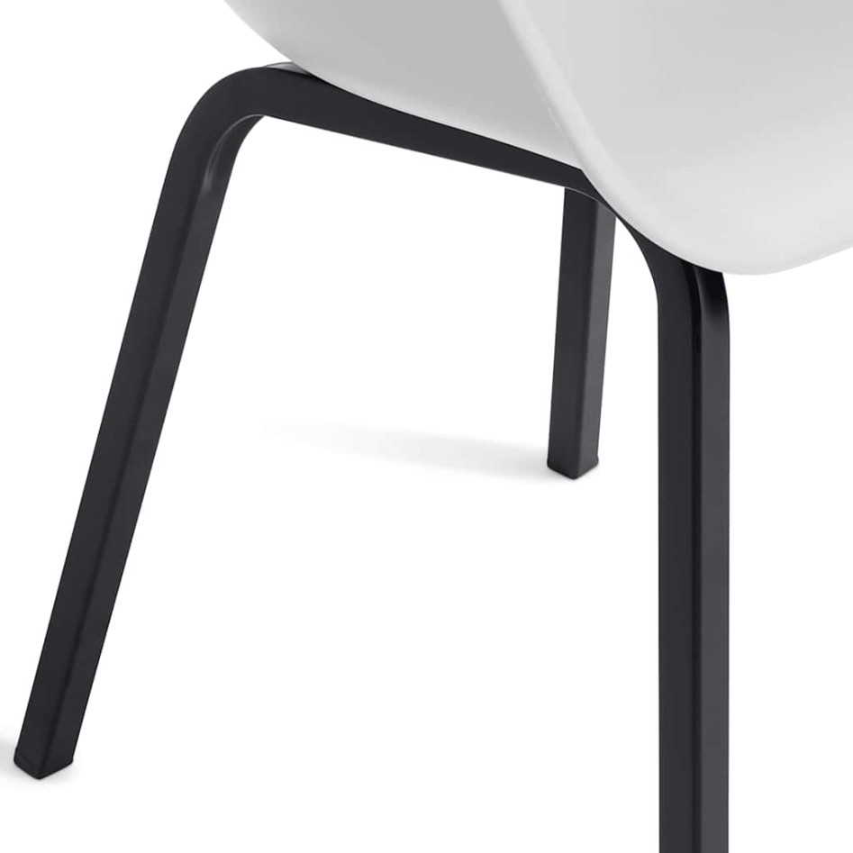 Silla de jardín Keter con patas de metal Noa 2 uds