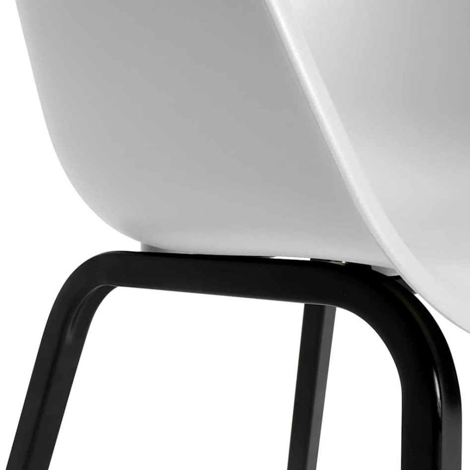 Silla de jardín Keter con patas de metal Noa 2 uds