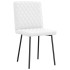 Sillas de comedor 6 uds cuero sintético