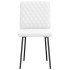 Sillas de comedor 6 uds cuero sintético