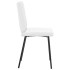 Sillas de comedor 6 uds cuero sintético