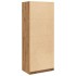 Armario de madera de ingeniería roble artesanal 80x50x200