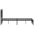 Estructura de cama sin colchón madera marrón roble 120x200