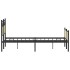 Estructura de cama sin colchón madera roble Sonoma 150x200