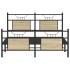 Estructura de cama sin colchón madera roble Sonoma 140x200