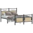 Estructura de cama sin colchón madera roble Sonoma 120x190
