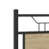 Estructura de cama sin colchón madera roble Sonoma 120x190