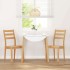 Sillas de comedor  2 uds madera maciza natural
