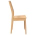 Sillas de comedor  2 uds madera maciza natural
