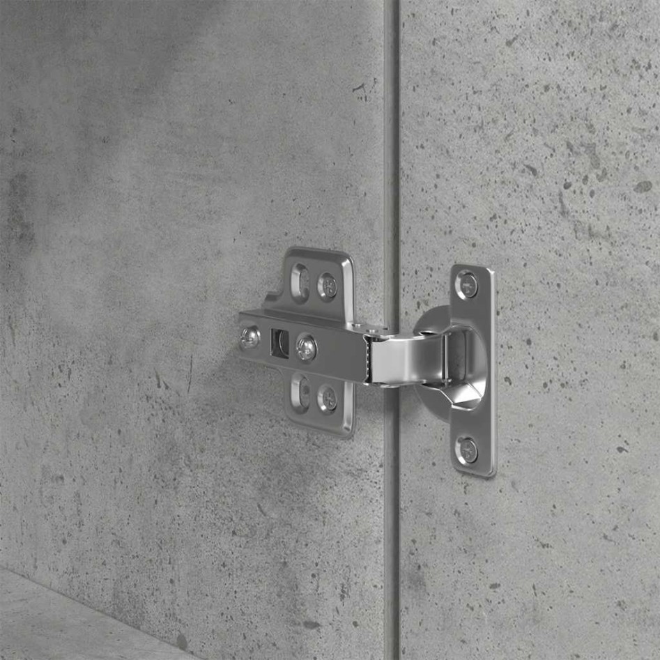 Aparador alto de madera de ingeniería gris hormigón