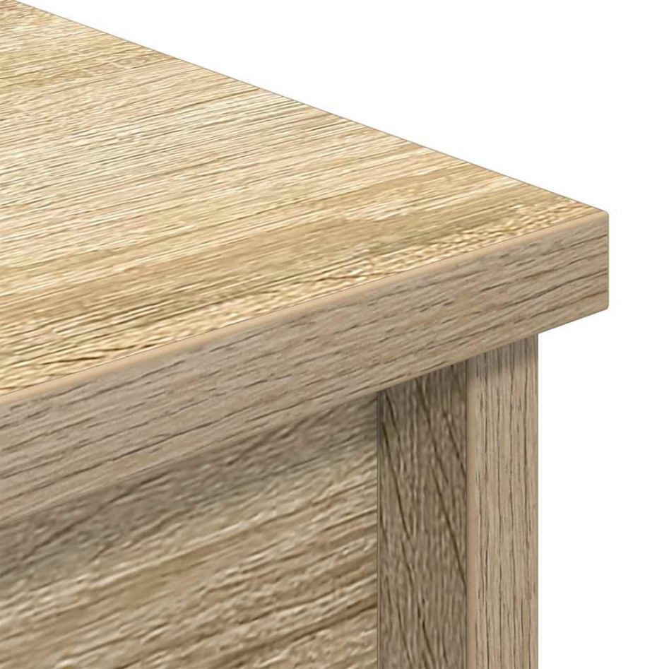 Aparador alto madera de ingeniería roble Sonoma 70x35x180