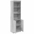 Aparador de madera de ingeniería Sonoma gris 50x35x180