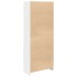 Aparador alto madera de ingeniería blanco 70x35x180
