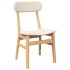 Sillas de comedor con cojines 2 uds madera maciza