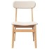 Sillas de comedor con cojines 2 uds madera maciza