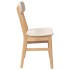 Sillas de comedor con cojines 2 uds madera maciza