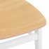 Sillas de comedor 2 unidades madera maciza de caucho