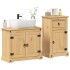 Juego de muebles de baño Corona 2 pzas madera maciza