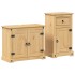 Juego de muebles de baño Corona 2 pzas madera maciza