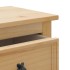 Juego de muebles de baño Corona 2 pzas madera maciza
